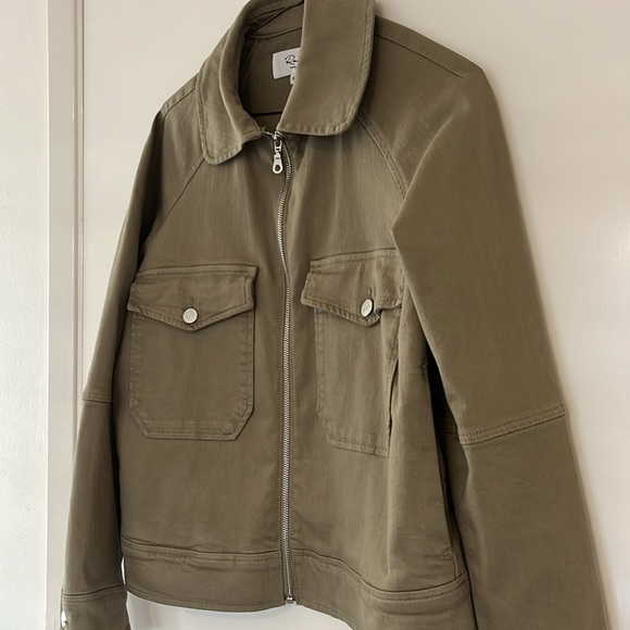 RAILS CHEYENNE OLIVE DENIM JACKET - Picture 3 of 6